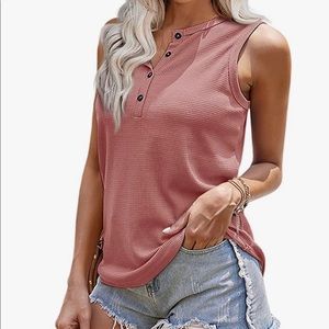 Mauve Waffle Knit Tank